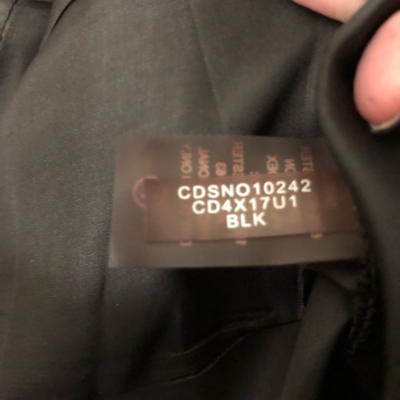 Black Sleeveless Calvin Klein Dress Gold Zipper - Picture 7 of 10